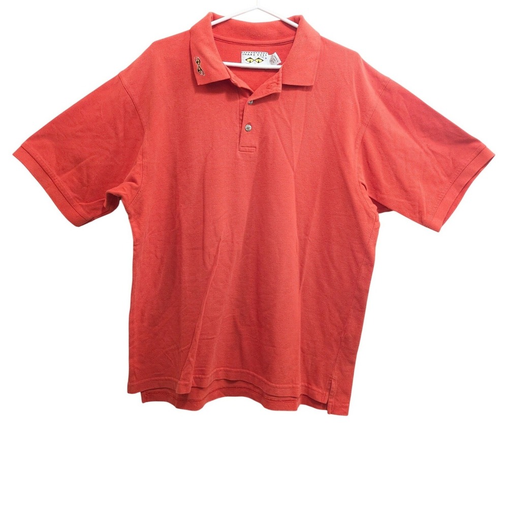 Snake Eyes‎ Red Short Sleeve Golf Polo Shirt Mens Size Large Cotton  Canada